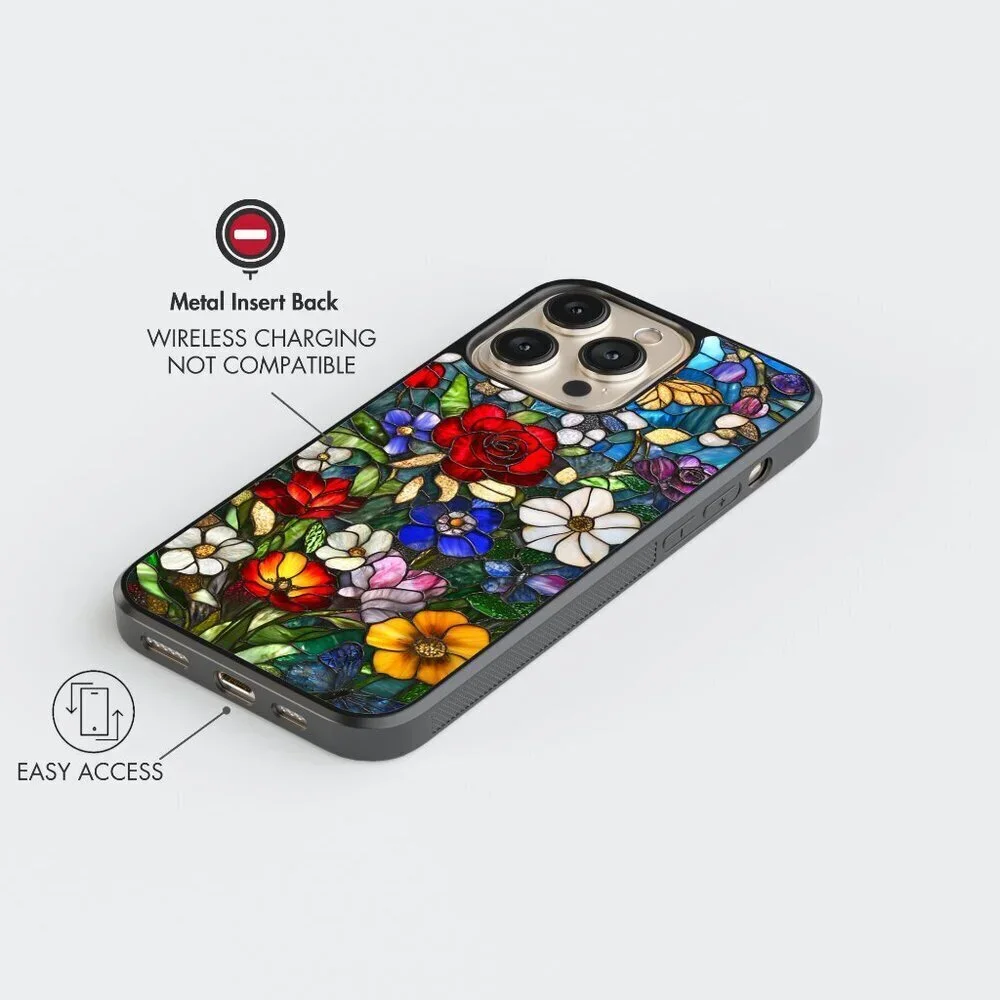 Floral Phone Cover – iPhone 17, 17 Pro, 16, Galaxy S26, S25, S26 Ultra, Pixel 9